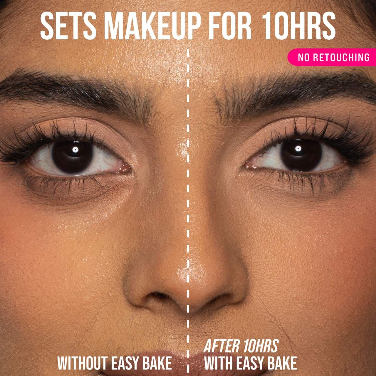 Рассыпчатая пудра для запекания и фиксации с эффектом размытия Huda Beauty Easy Bake, цвет: Banana Bread — фото 7
