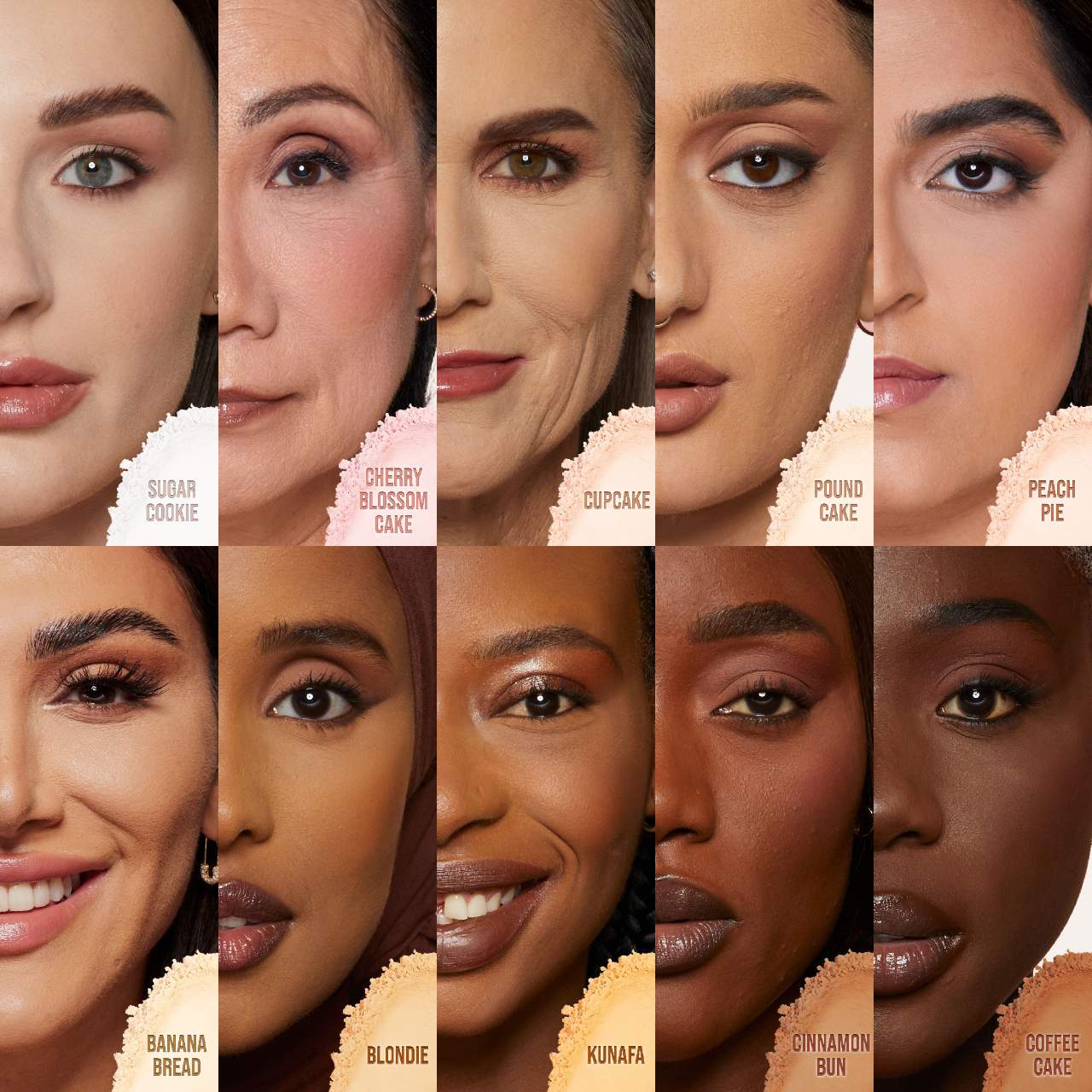 Рассыпчатая пудра для запекания и фиксации с эффектом размытия Huda Beauty Easy Bake, цвет: Banana Bread — фото 8