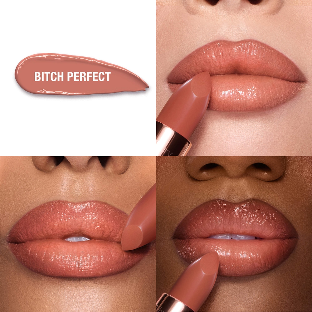 Charlotte Tilbury 
K.I.S.S.I.N.G Satin Shine Lipstick in Bitch Perfect