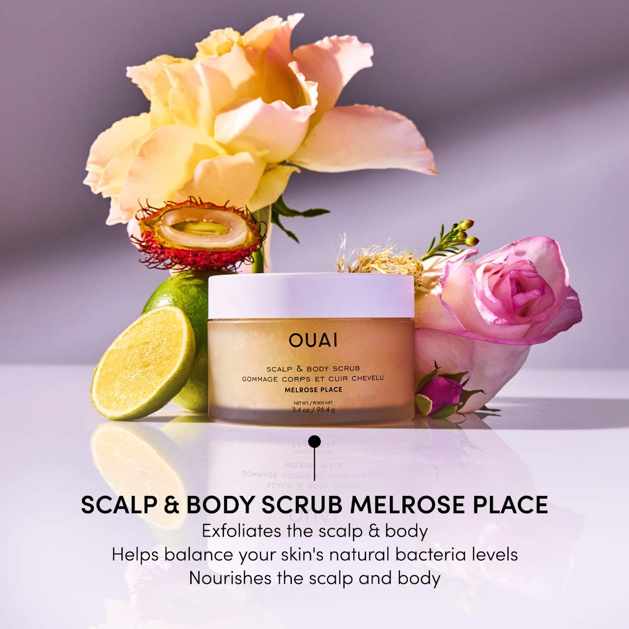 Очищающий сахарный скраб для кожи головы и тела Ouai Cleansing — фото 3