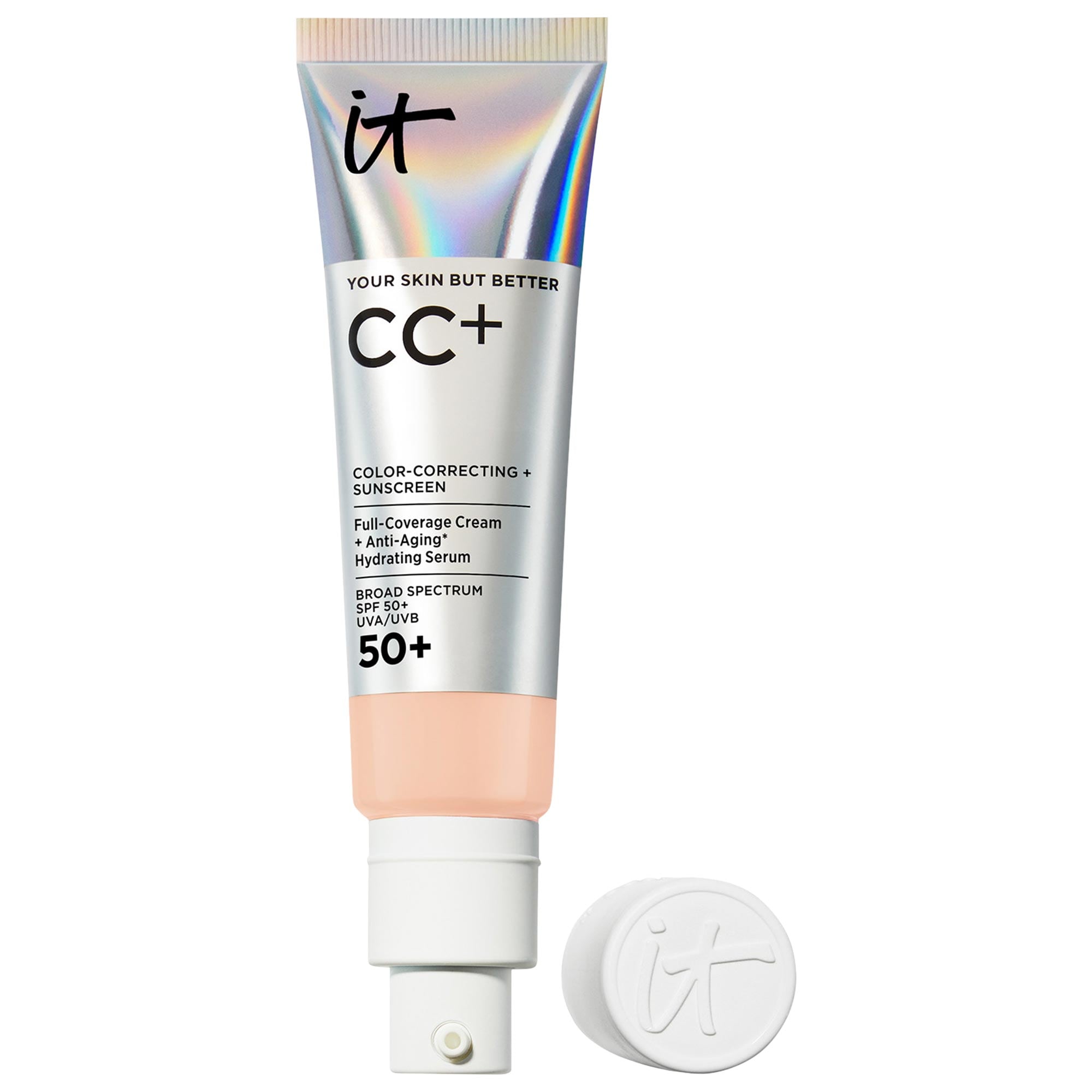 IT Cosmetics CC+ Cream Full Coverage Color Correcting Foundation with SPF 50+ 1.08 32 mL