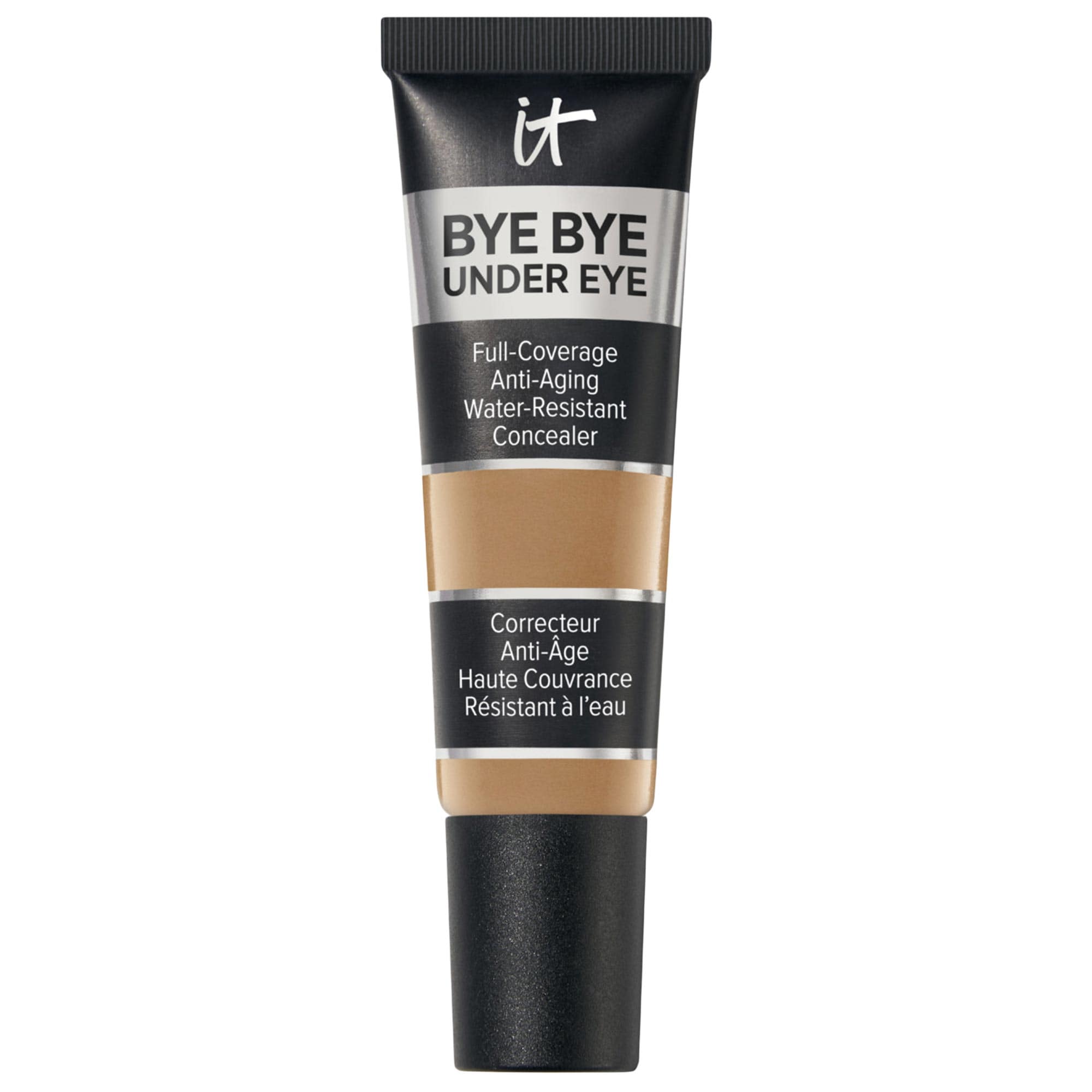 IT Cosmetics Bye Bye Under Eye Anti-Aging Full Coverage Concealer with Hyaluronic Acid 33.5 Tan Natural 0.4 oz/12 ml