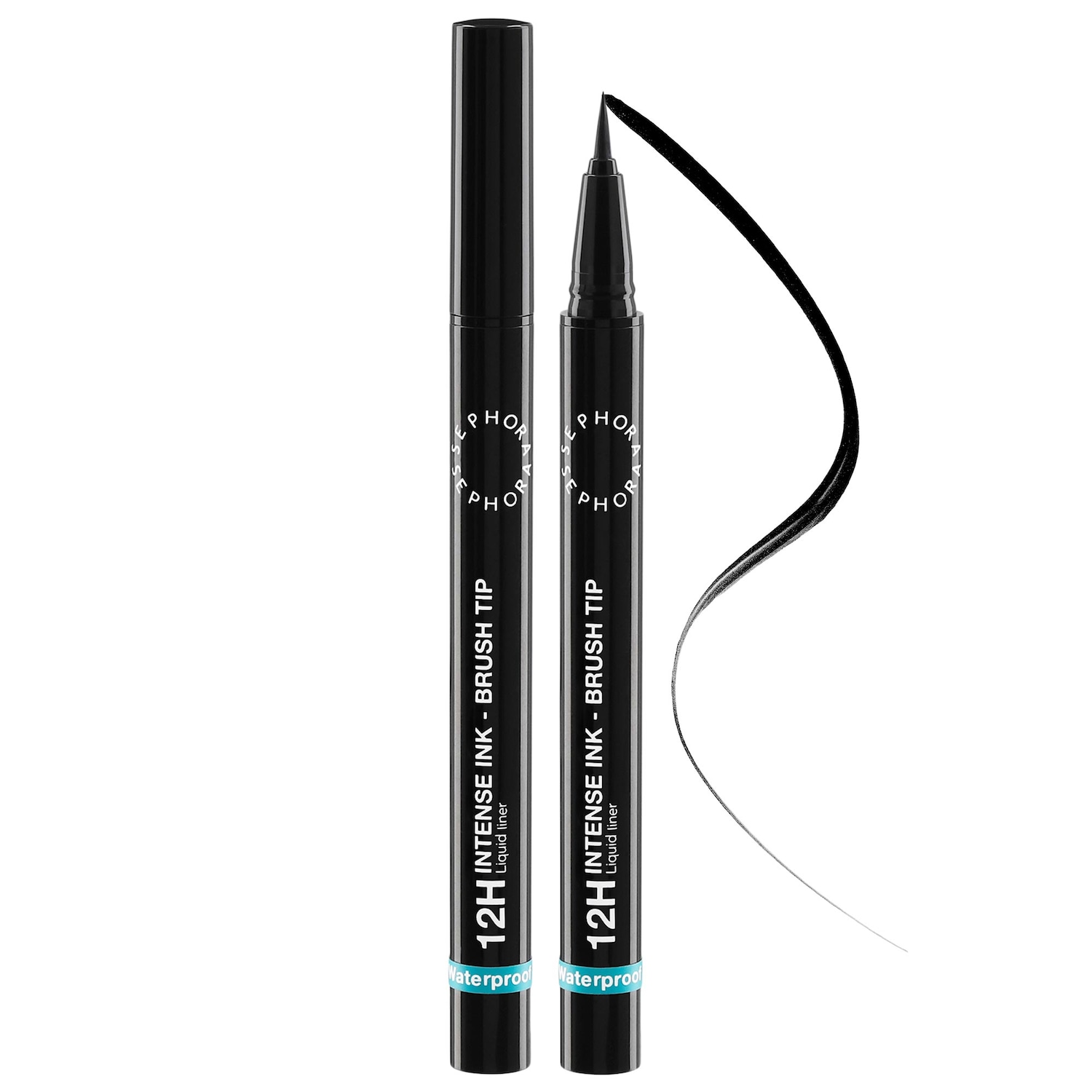 Жидкая подводка с кисточкой Sephora Collection 12H Intense Ink — фото 1