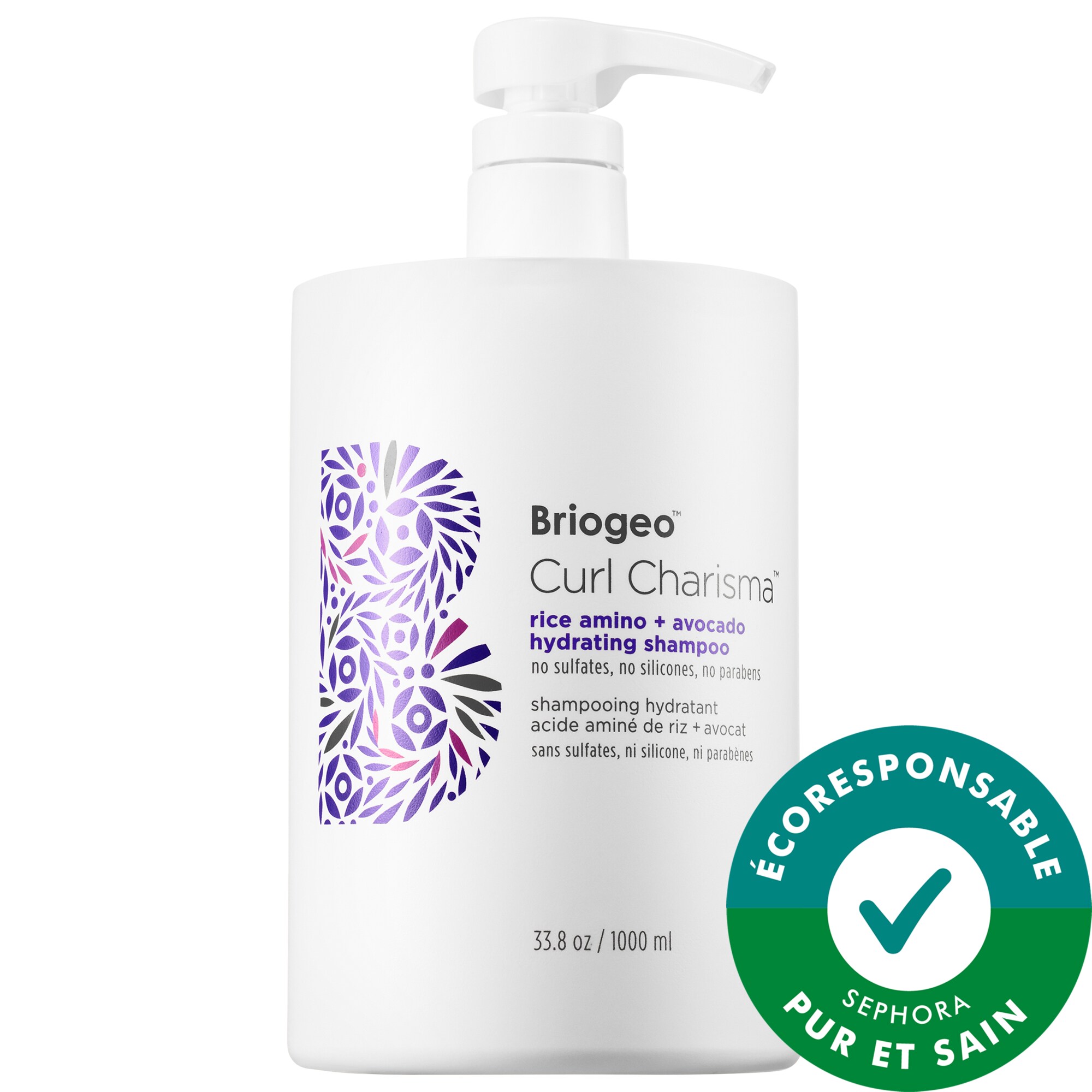 Briogeo Shampoing hydratant boucles acide aminé de riz + avocat Curl Charisma™ oz/ mL