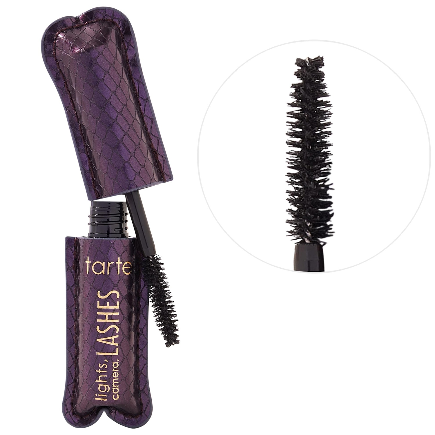 Мини-тушь для объема ресниц Tarte Lights camera lashes — фото 1