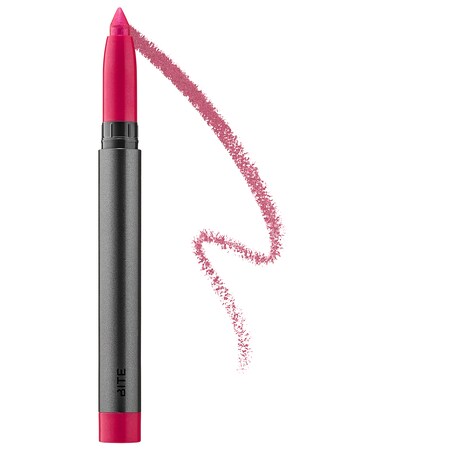 BITE BEAUTY CRYSTAL CRÈME SHIMMER LIP CRAYON FUSCHIA FROSTING 0.06 OZ/ 1.8 G