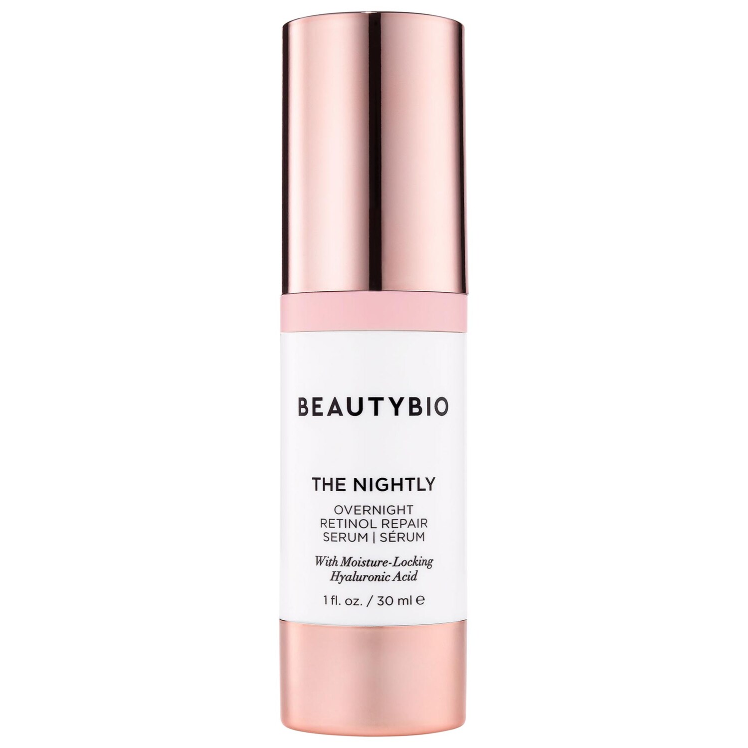 Ночная антивозрастная сыворотка с ретинолом и пептидами BeautyBio The Nightly — фото 1