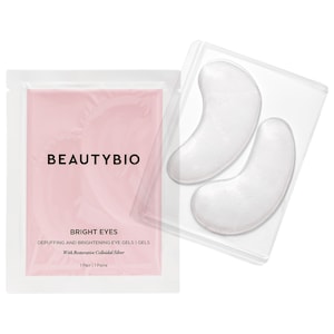 BeautyBio Bright Eyes Restorative Colloidal Silver Depuffing & Brightening Eye Gels INTERNATIONAL SHIPPING