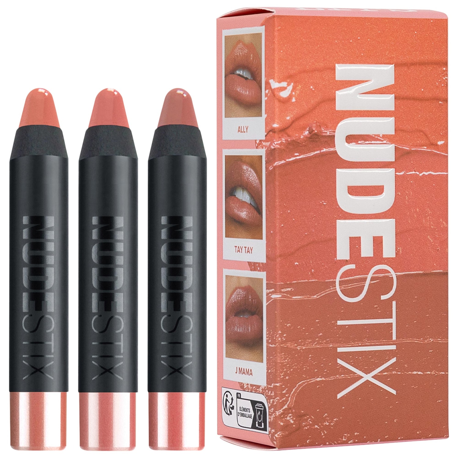 Мини-набор для губ Nudestix Nude Natural Lips Kit — фото 1
