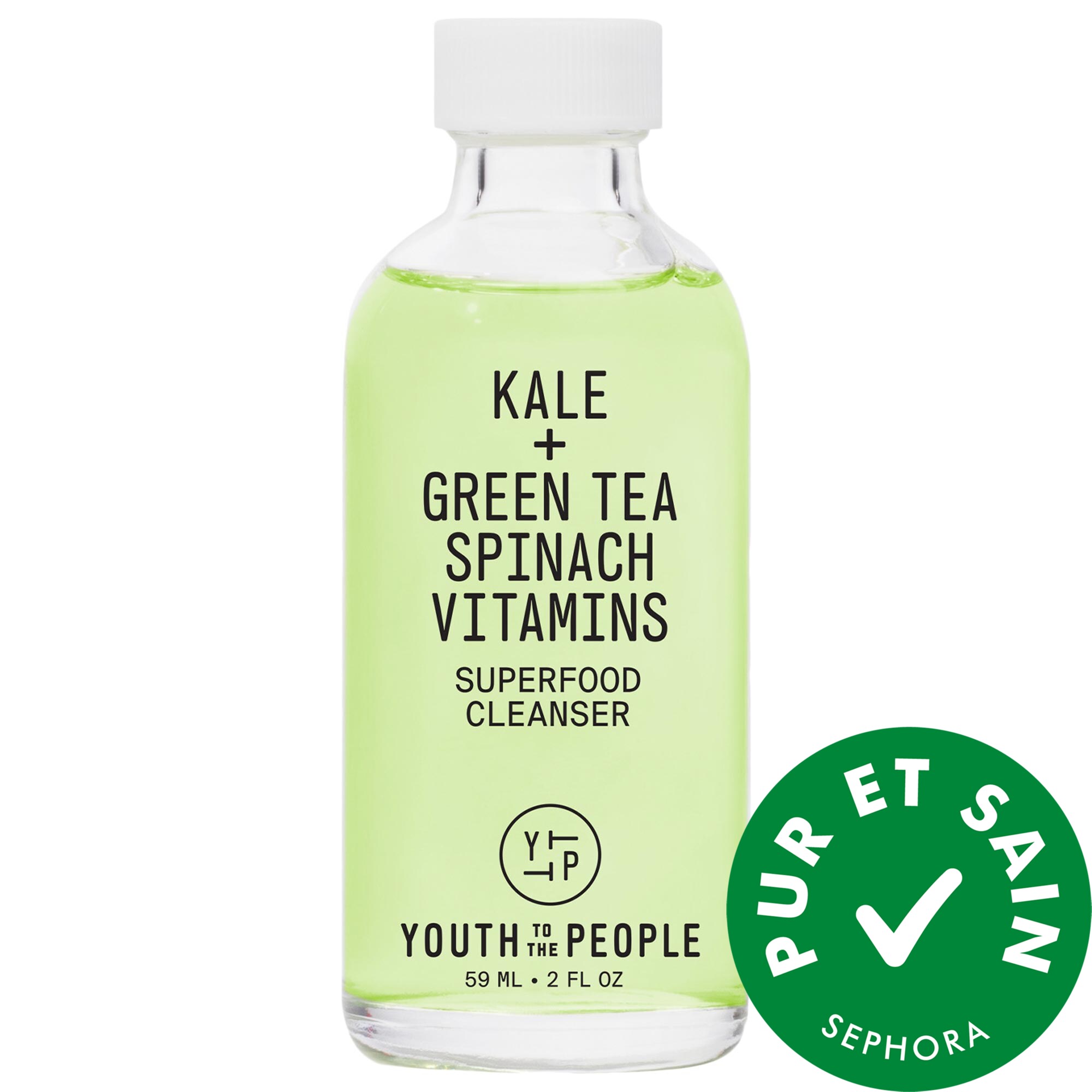 Youth To The People Mininettoyant doux aux antioxydants et superaliments rechargeable 2 oz/59 ml