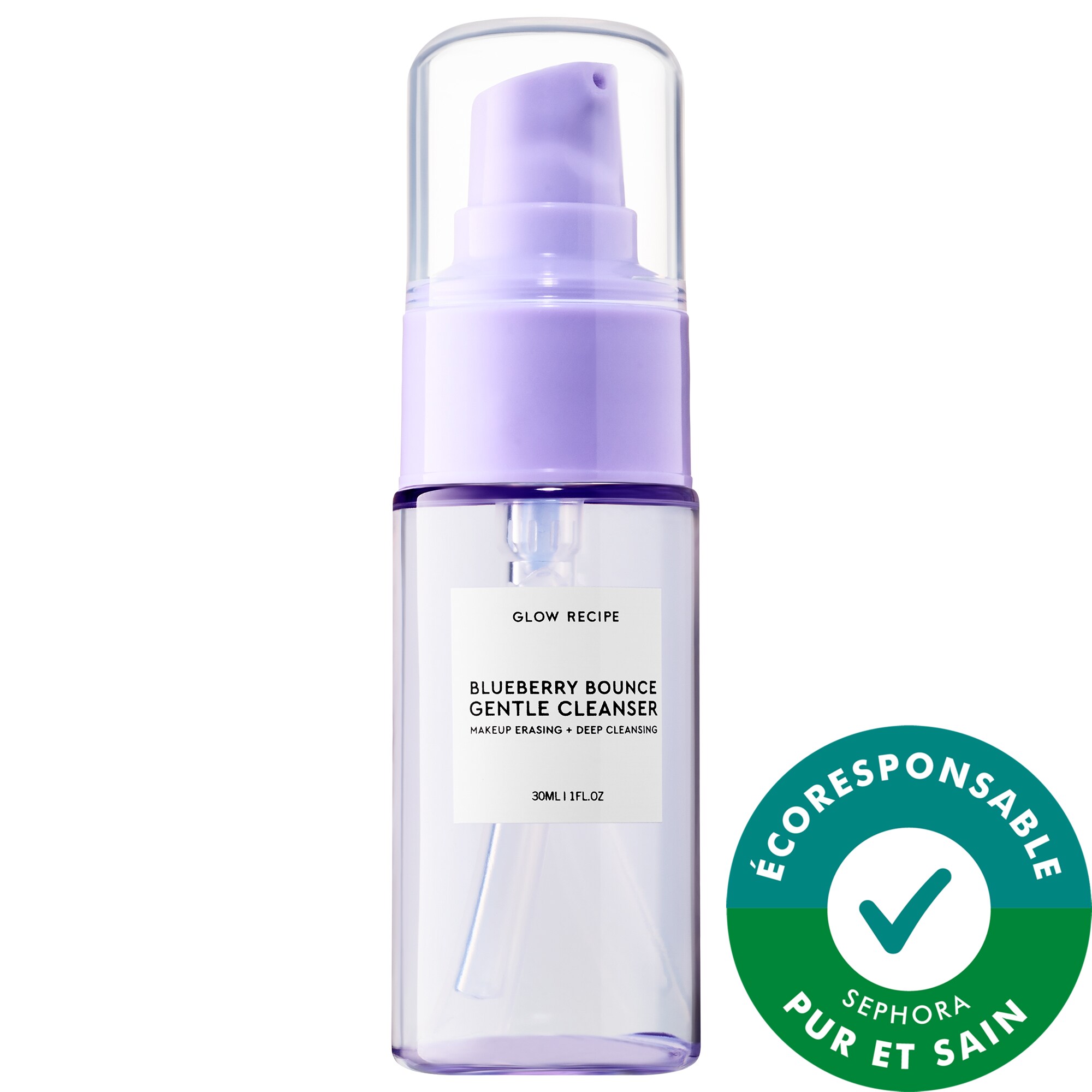 Glow Recipe Mini-nettoyant doux Blueberry Bounce 1 oz/ 30 mL