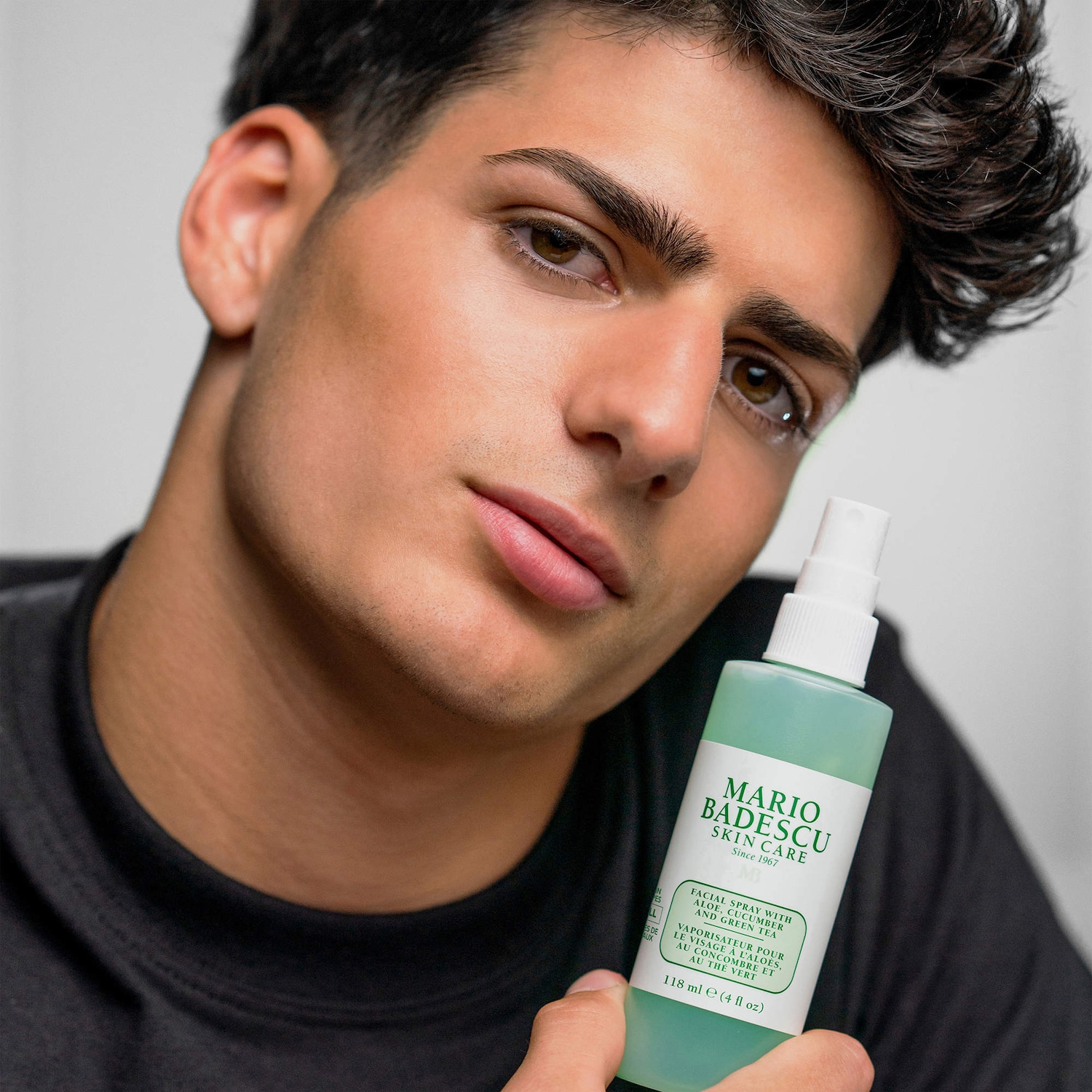 Vaporisateur pour le visage à l'aloès, au concombre et thé vert