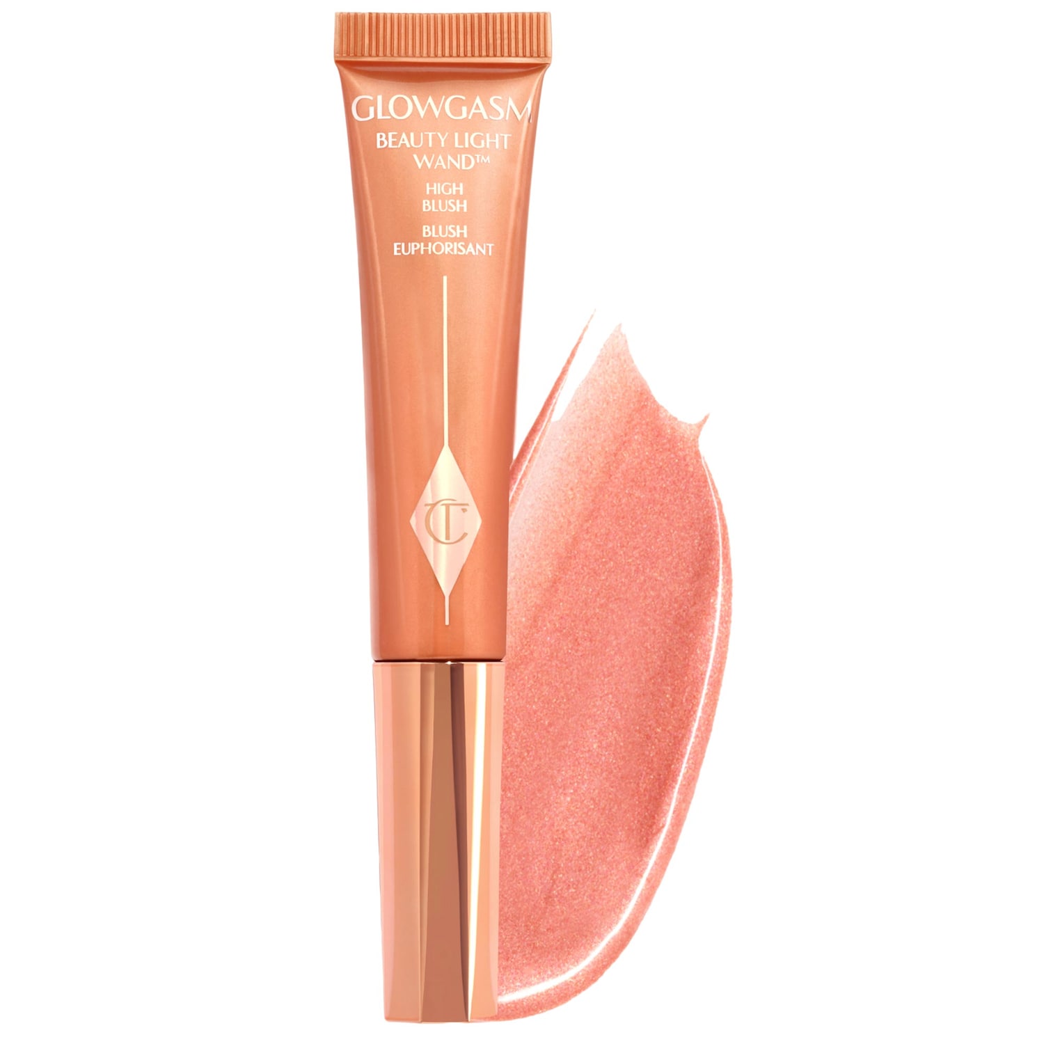 Charlotte Tilbury Beauty Highlighter Wand in Peachgasm