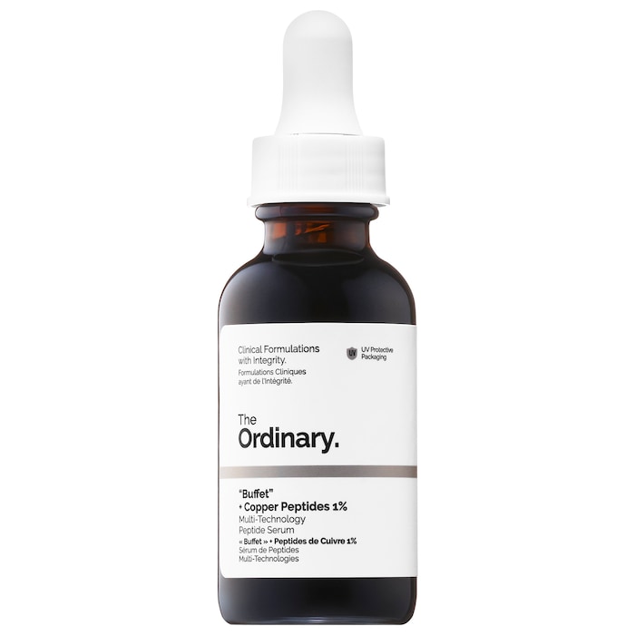 The Ordinary Buffet + Copper Peptides 1% toner for dark black skin