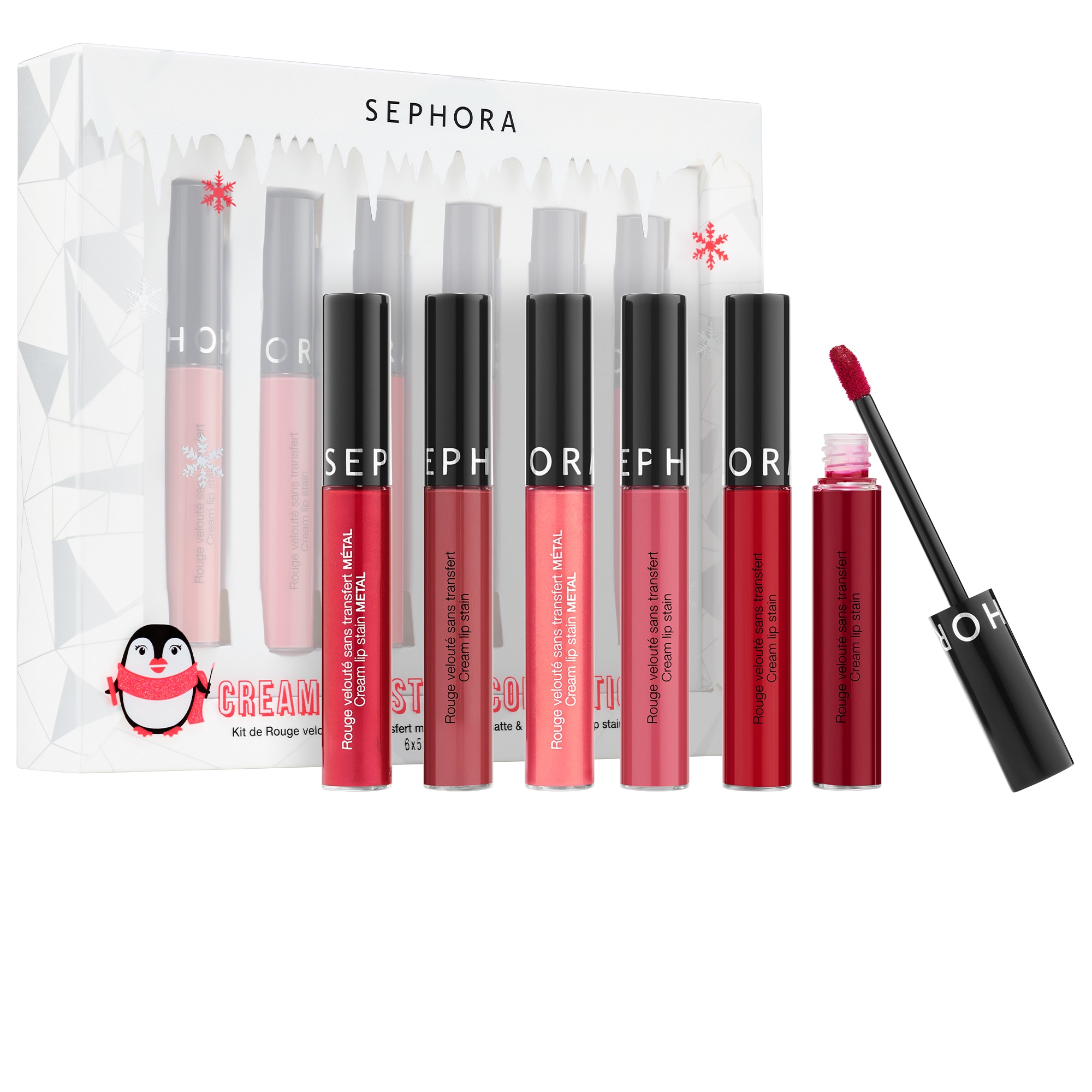 Sephora Collection Cream Lip Stain Collection Set 6 X 0.169 oz/ 5 ml
