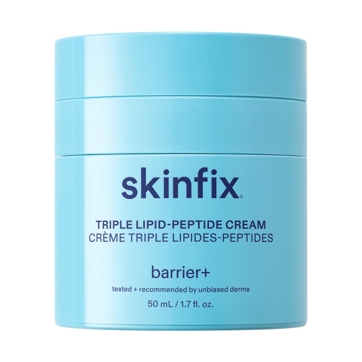 Triple Lipid-Peptide Cream Refillable Barrier Moisturizer with Ceramides
