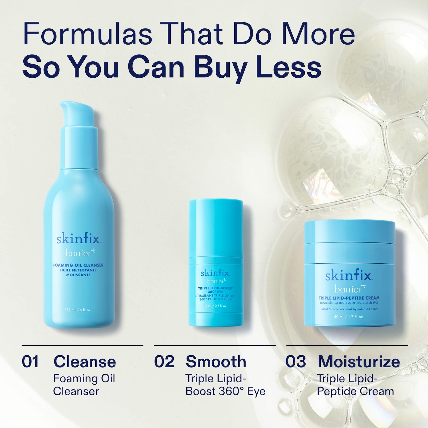 Barrier+ Triple Lipid-Boost 360° Brightening Eye Cream - Skinfix