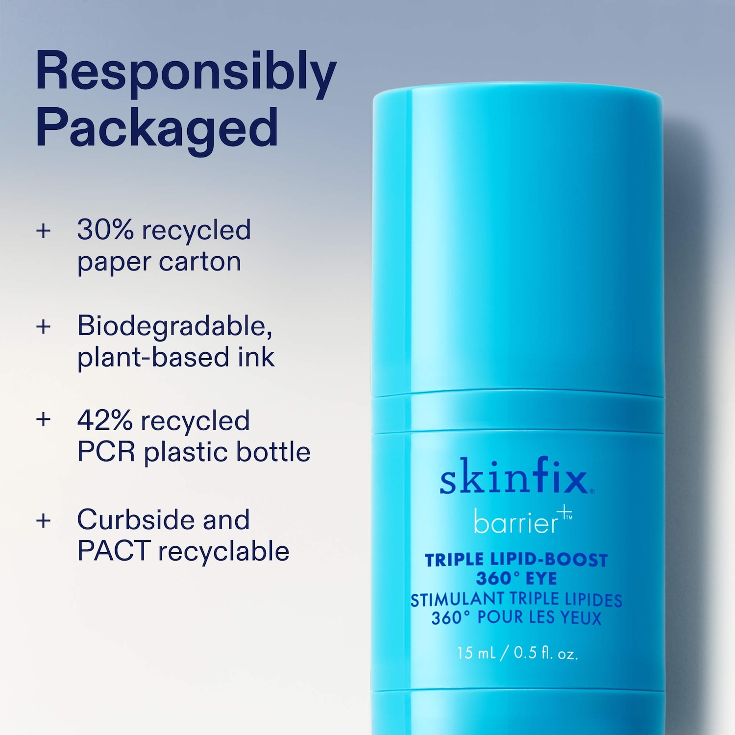 Barrier+ Triple Lipid-Boost 360° Brightening Eye Cream - Skinfix