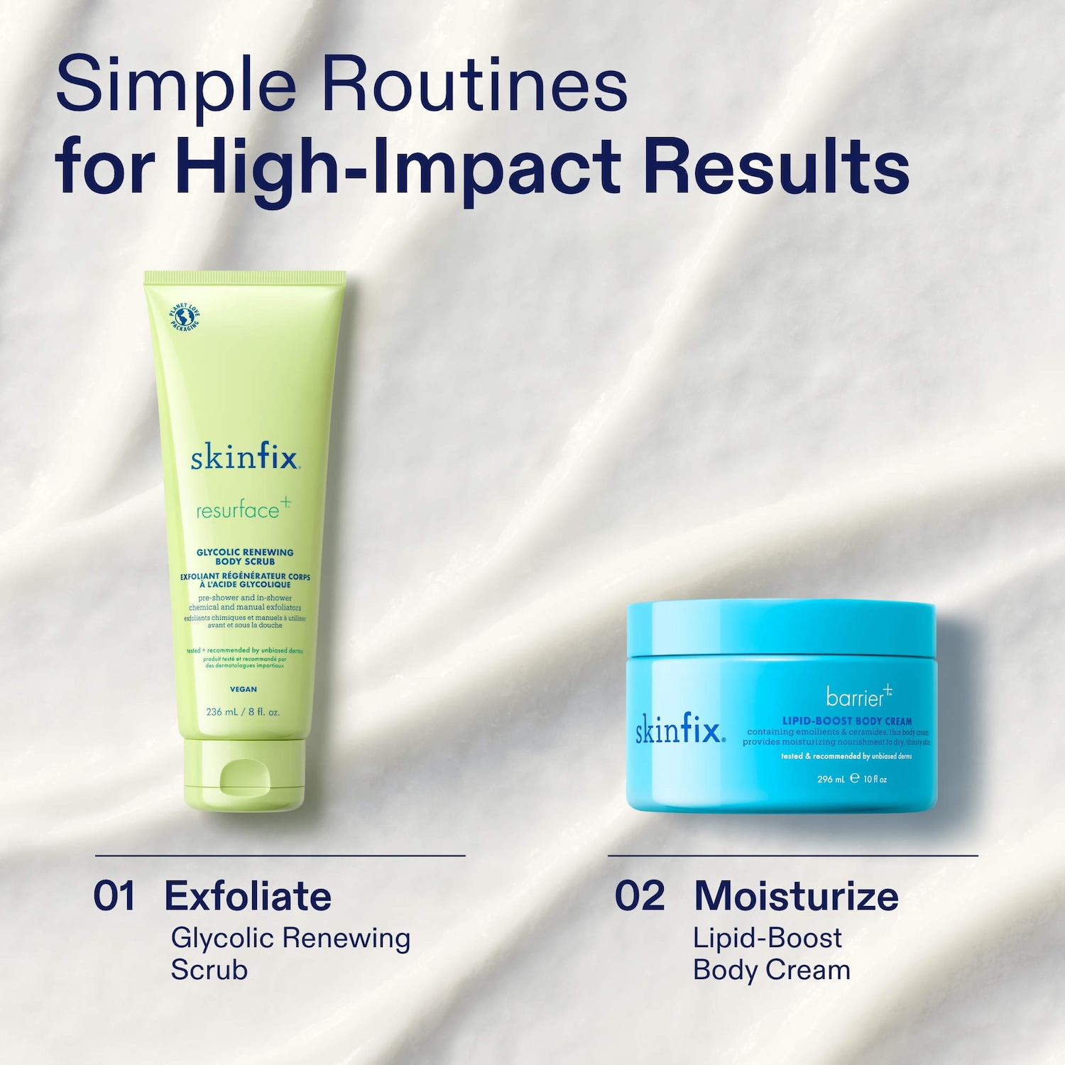 Exfoliant pour le corps régénérateur avec acide glycolique et lactique Resurface+