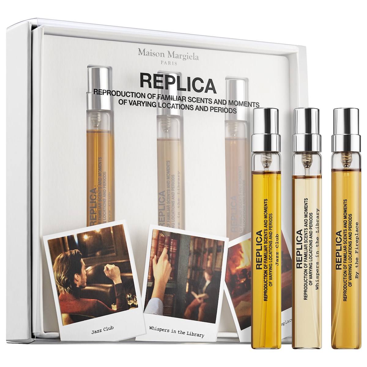 Replica Mini Spray Set Jazz, Library, Fireplace