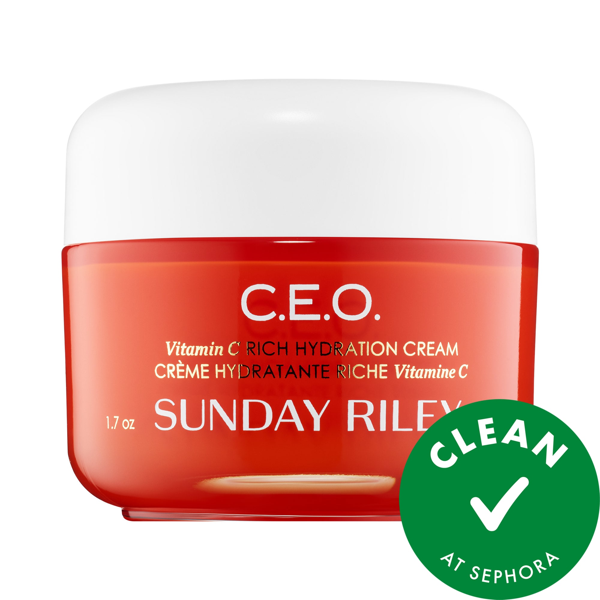 Sunday Riley C.E.O. Vitamin C Brightening Rich Hydration Moisturizer 1.7 oz/ 50 g