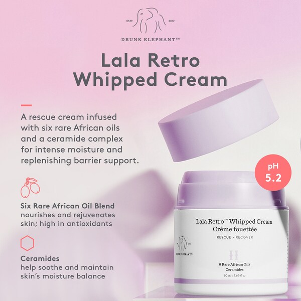 Lala Retro™ Whipped Moisturizer with Ceramides Drunk Elephant Sephora