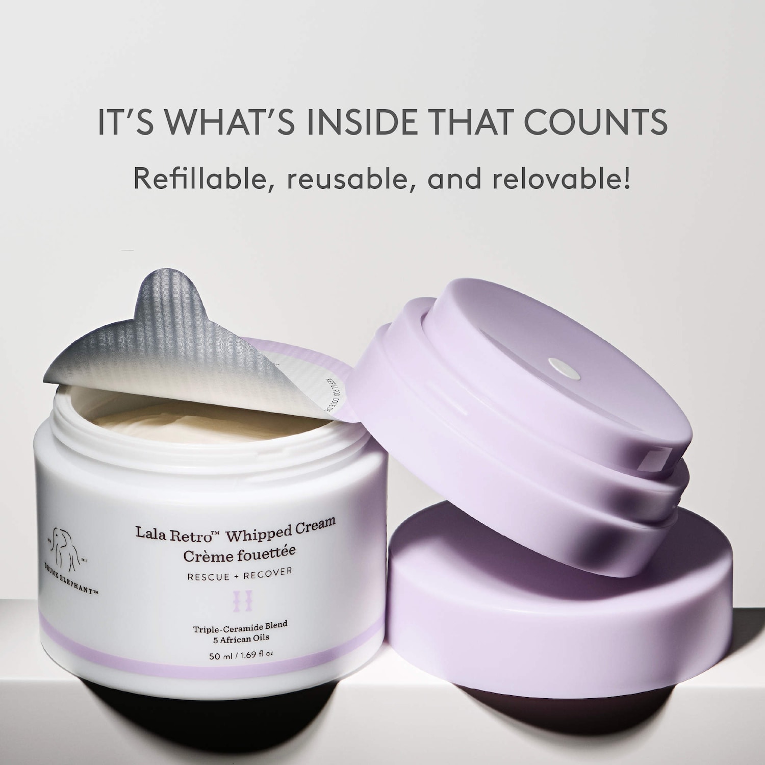 Lala Retro™ Whipped Moisturizer with Ceramides - Drunk Elephant