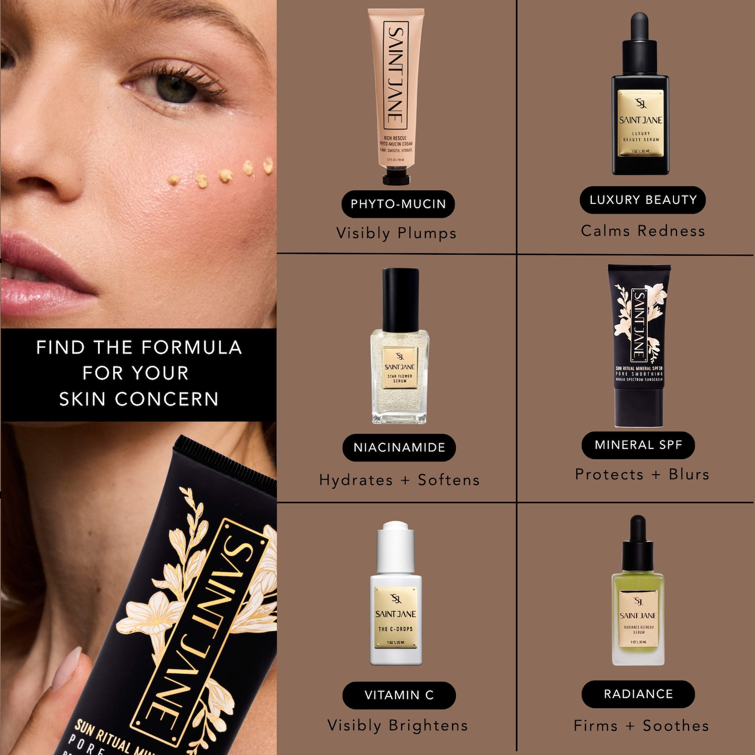 Luxury Beauty Serum Calming Treatment - Saint Jane Beauty | Sephora