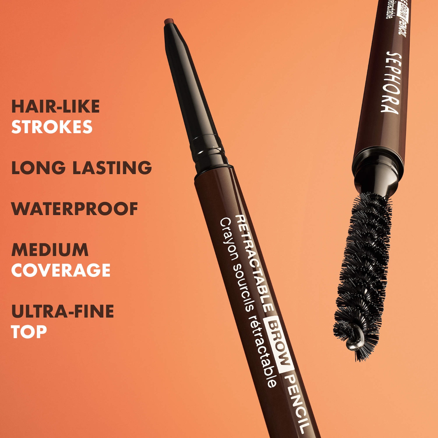Retractable EyeBrow Pencil - Waterproof