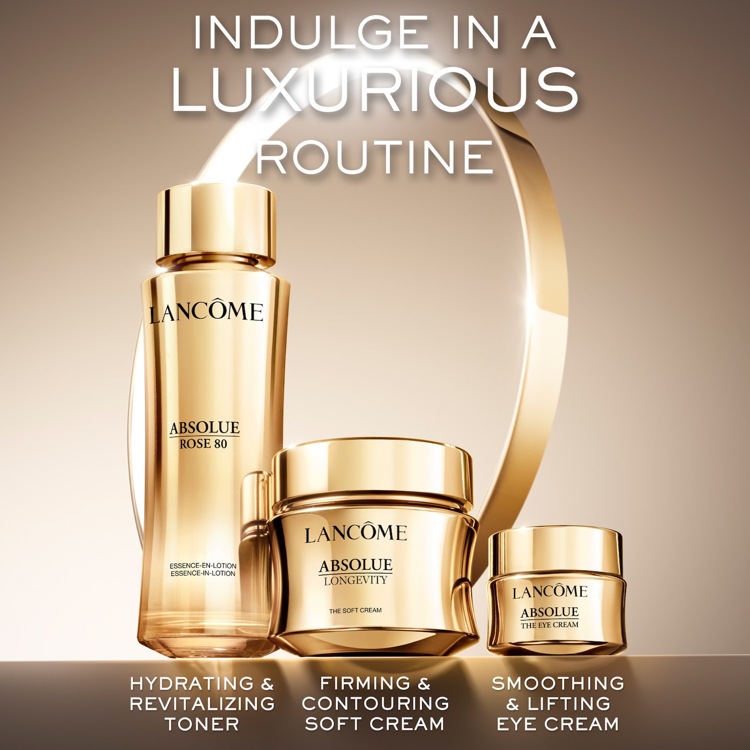 LANCOME ABSOLUE クリームファンデーション 50ml ランコムの最高峰「アプソリュ」から集中ケア美容液とクリーム