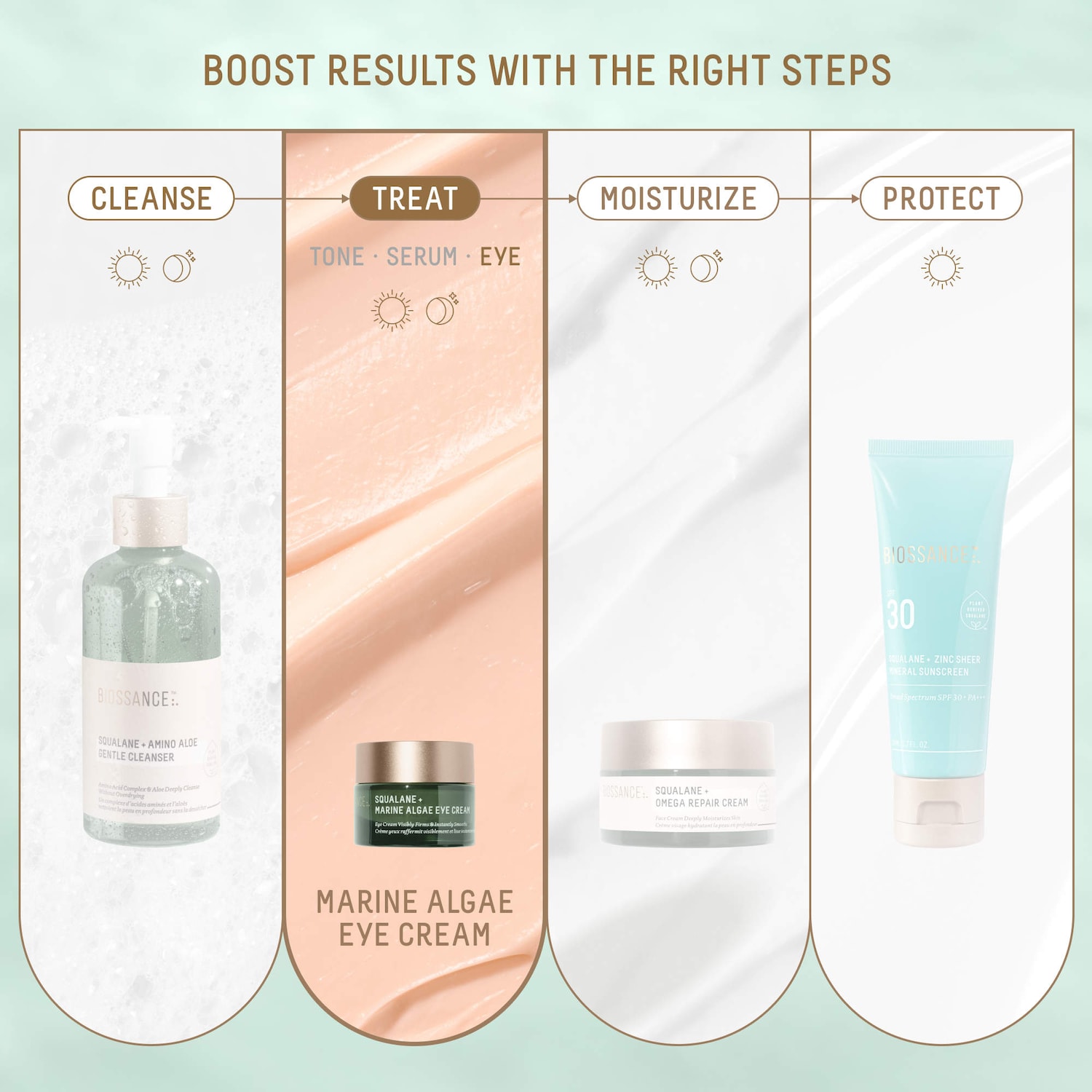 Marine Algae Eye Cream for Fine Lines & Dark Circles + Squalane