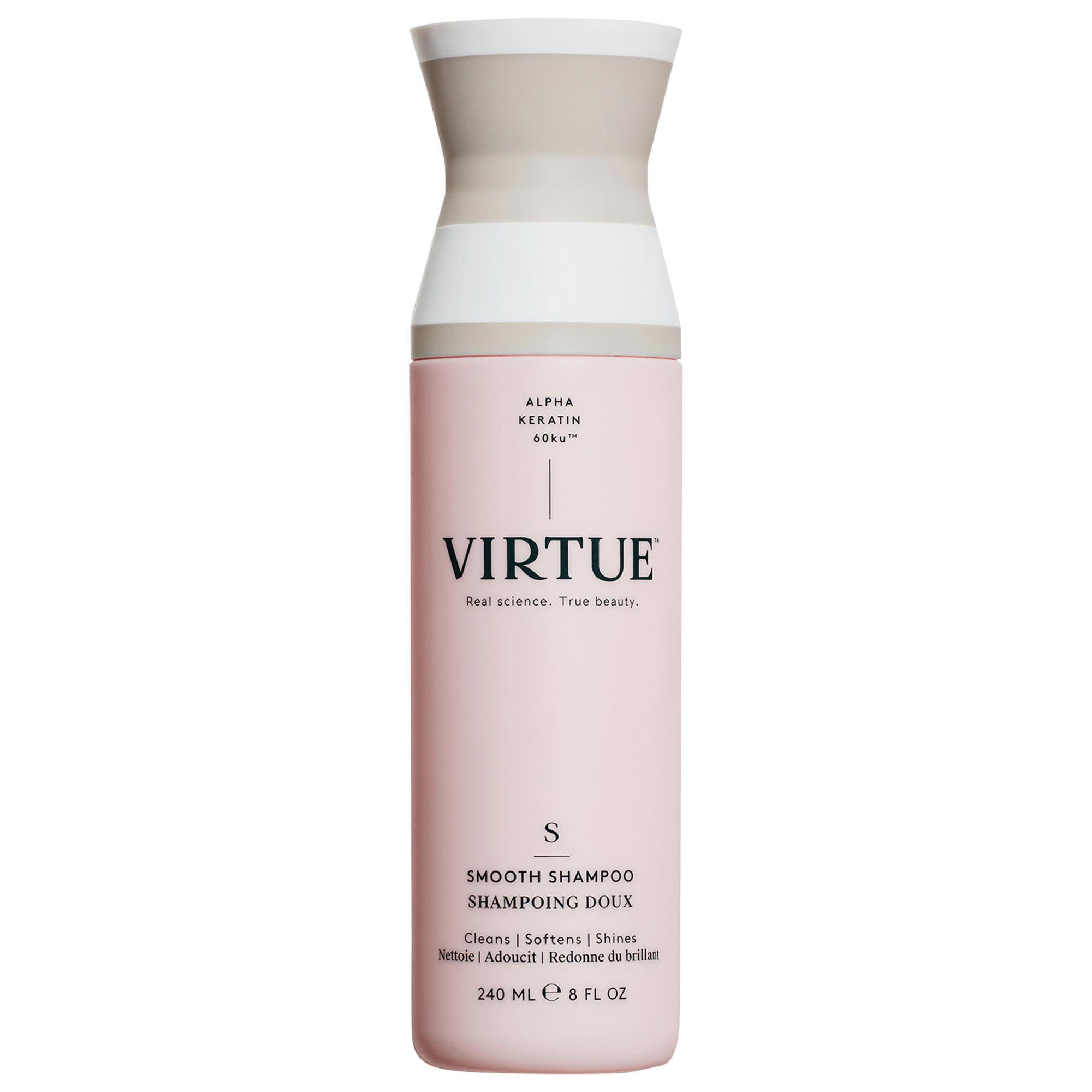 Virtue Smooth Shampoo for Coarse & Textured Hair 8 oz/ 240 mL
