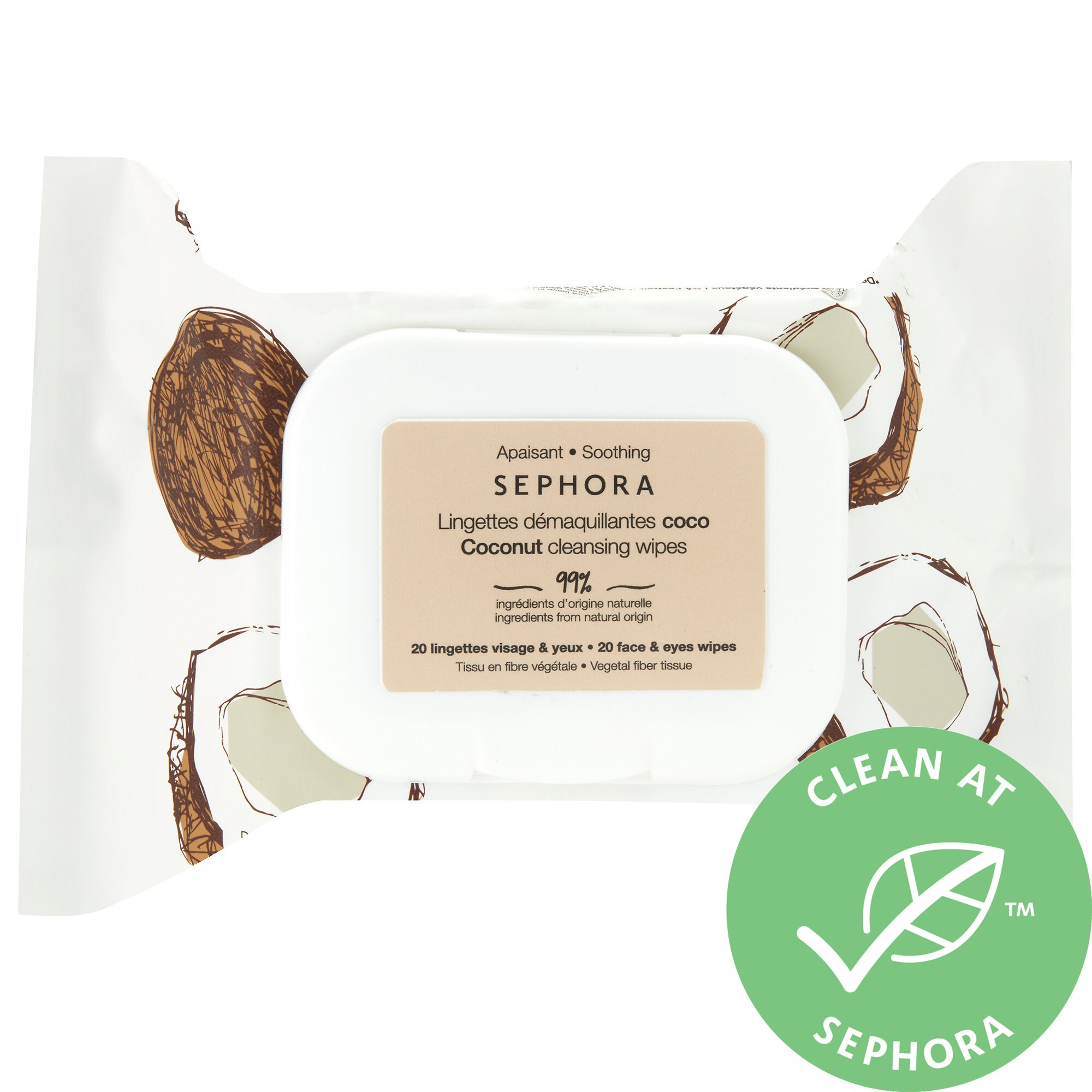 Clean Cleansing & Gentle Exfoliating Wipes SEPHORA COLLECTION Sephora