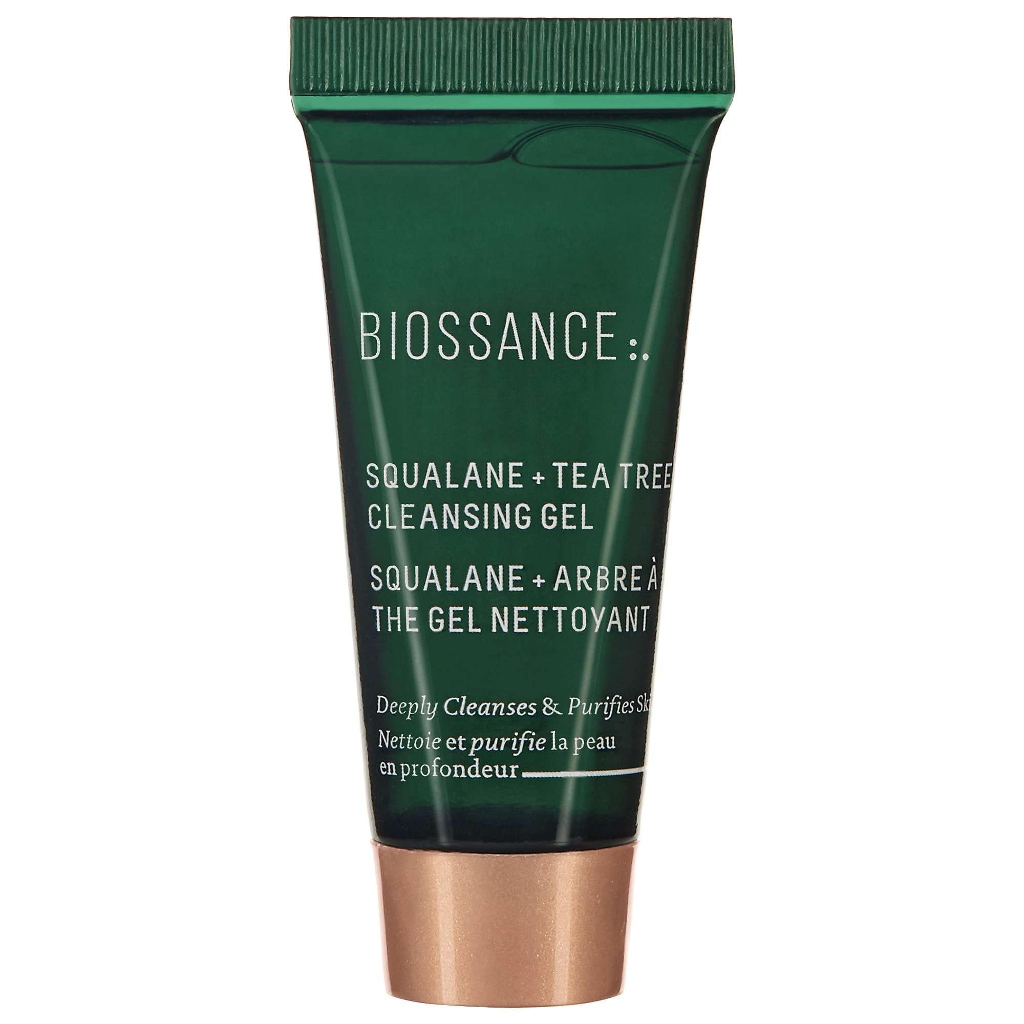 Squalane + Tea Tree Cleansing Gel - 7.5ml - Biossance | Sephora