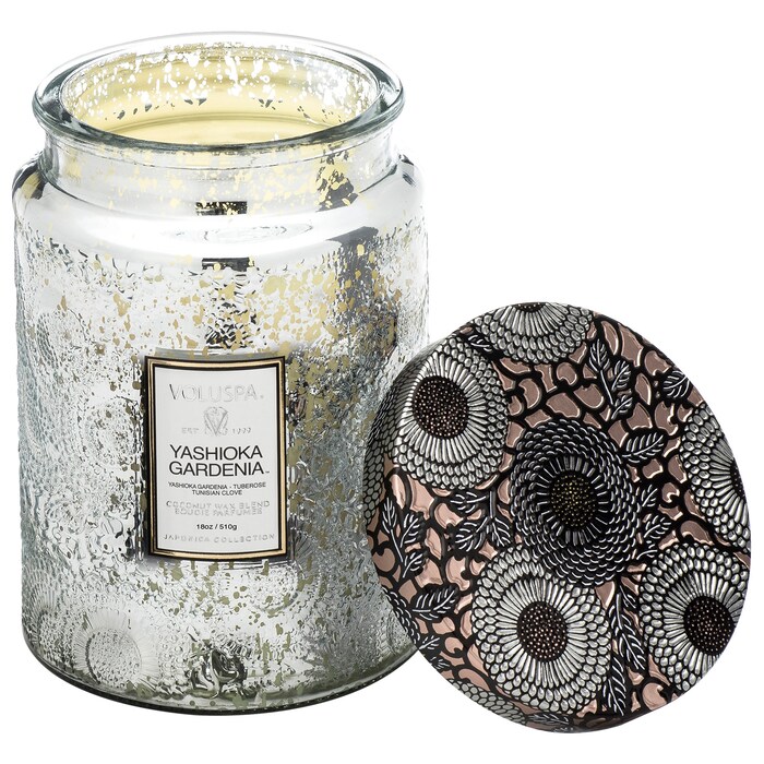 Yashioka Gardenia Glass Jar Candle VOLUSPA Sephora