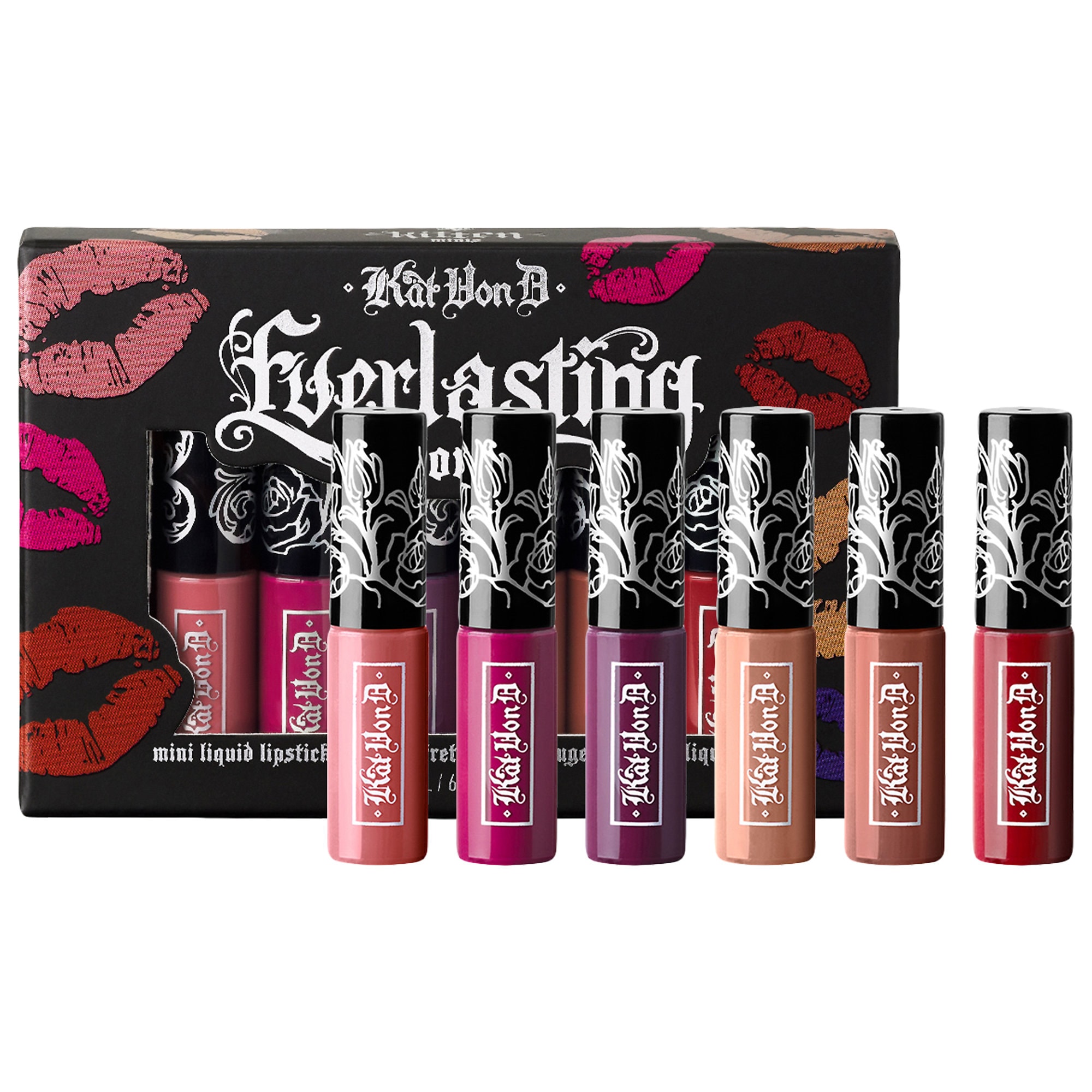 kat von d mini liquid lipstick set