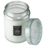 VOLUSPA - White Cypress Glass Jar Candle