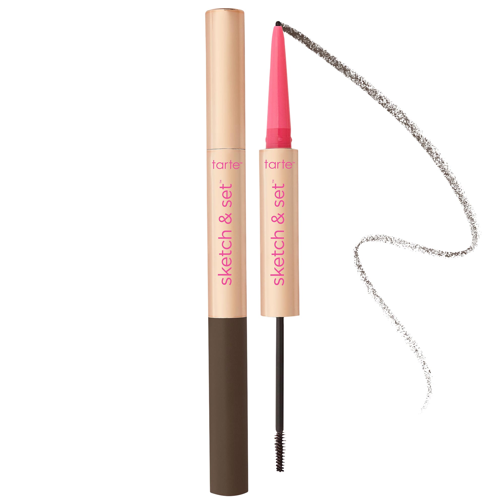 tarte sketch & set™ eyebrow definer pencil tinted gel