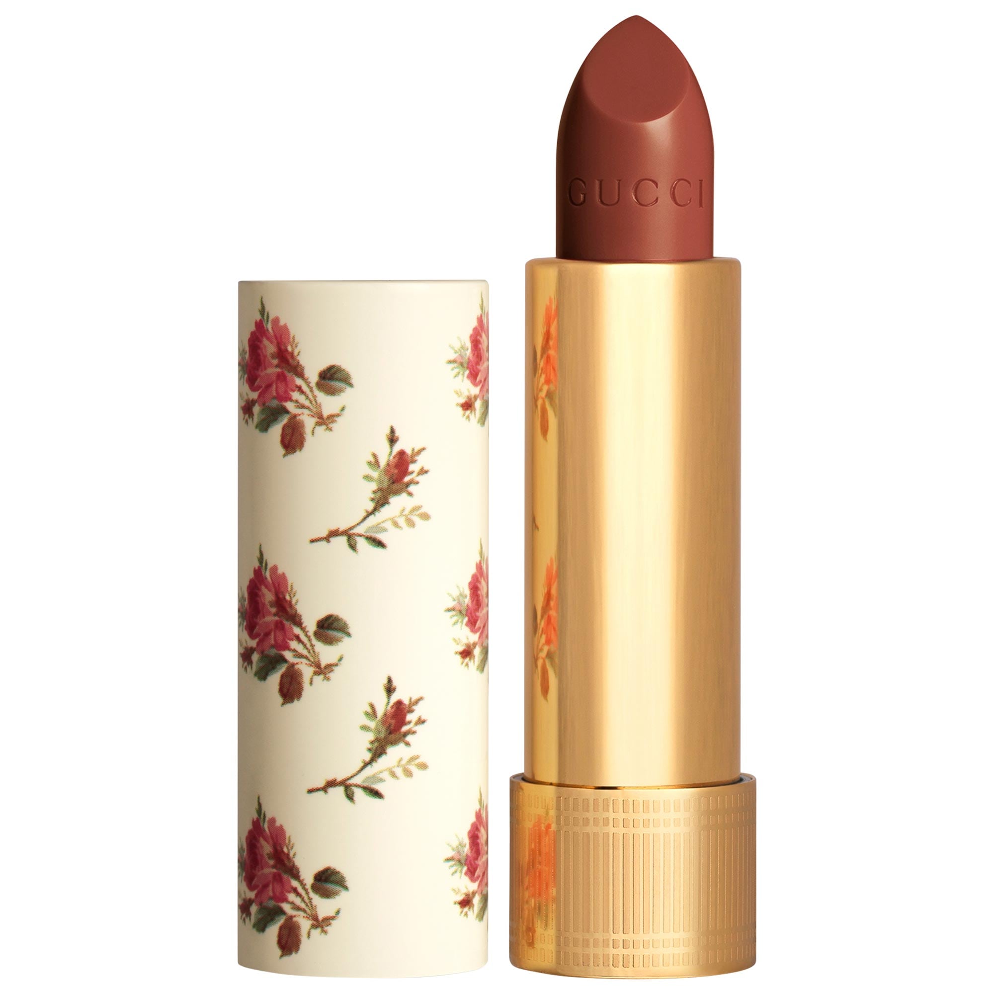 Shop Gucci Sheer Lipstick 203 Mildred Rosewood 0.12 oz/ 3.5 G