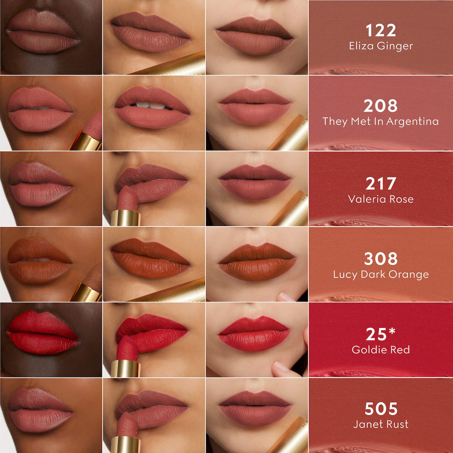 Rouge à Lèvres Mat Matte Lipstick - Gucci | Sephora