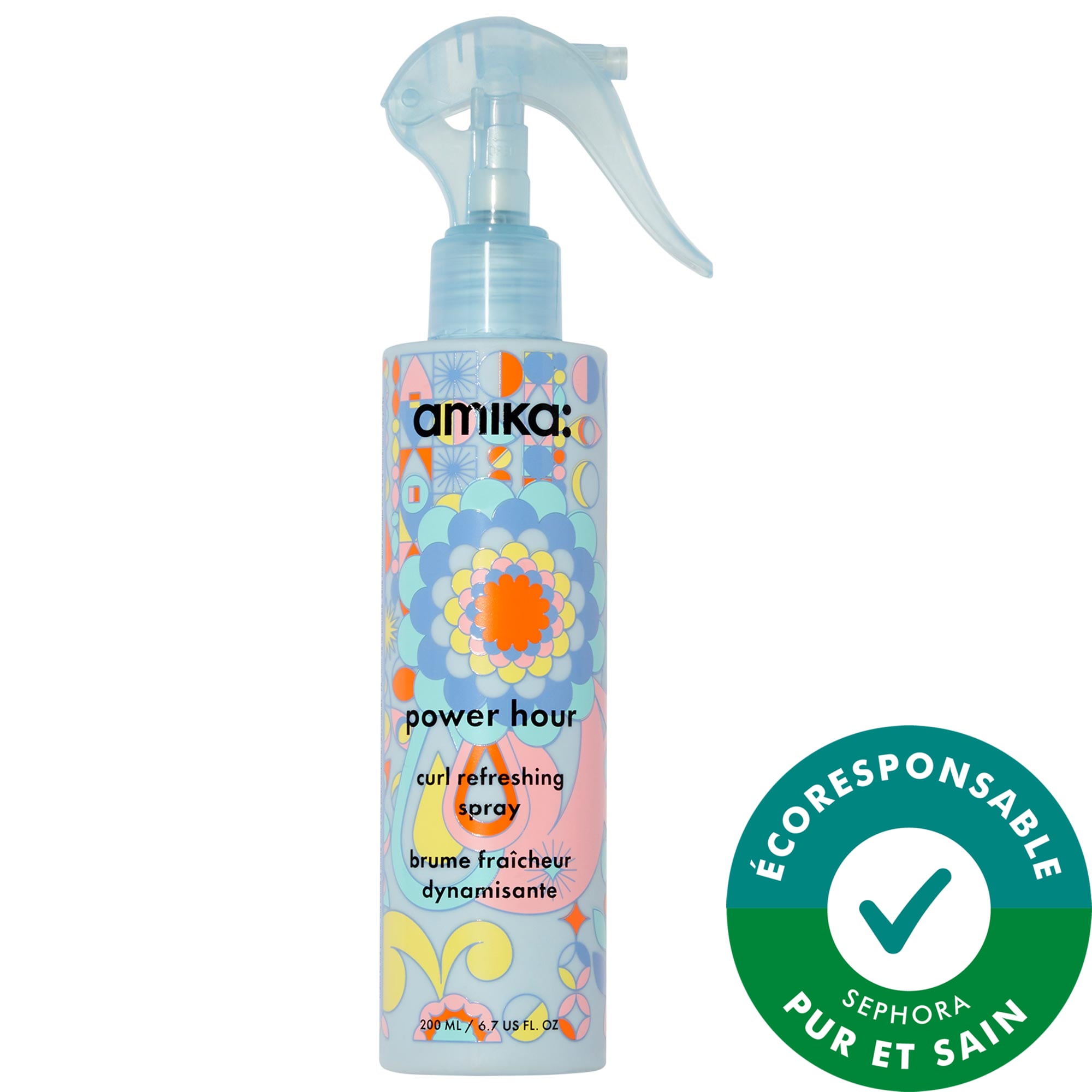 amika Vaporisateur rafraîchisseur de boucles Power Hour 6.7 oz/ 220 mL