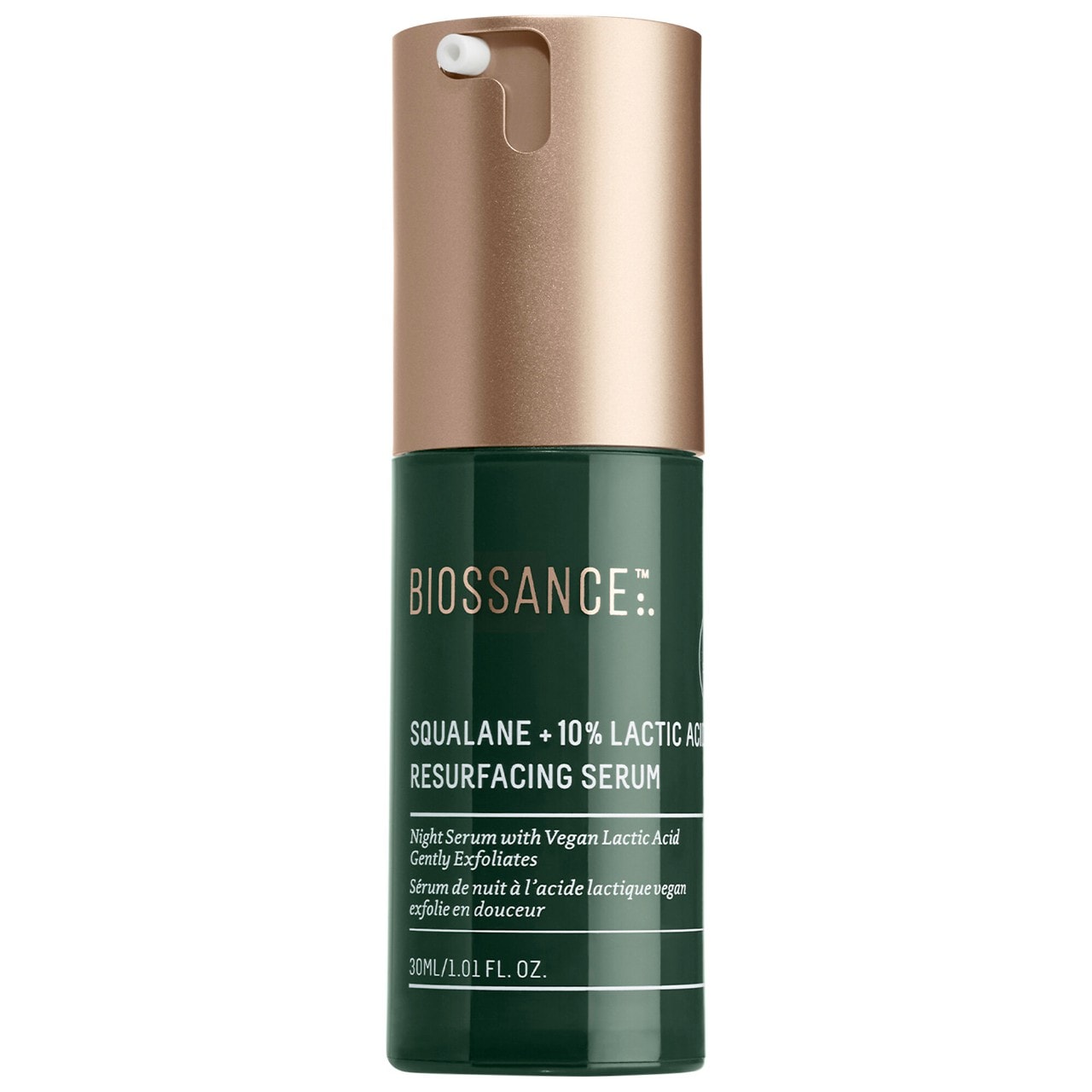 Обновляющая сыворотка со скваланом и 10% молочной кислоты Biossance — фото 1