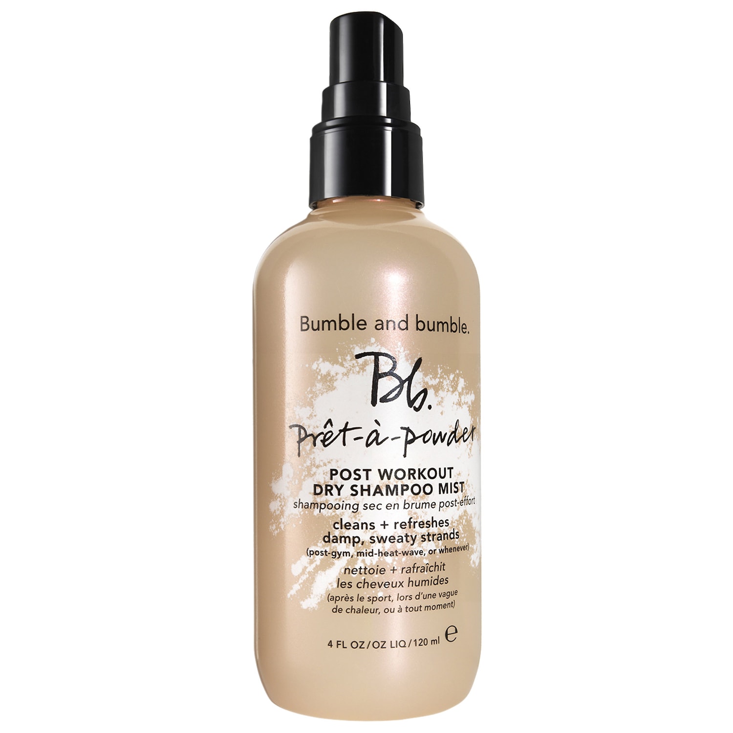 Prêt-à-powder post-workout dry shampoo mist