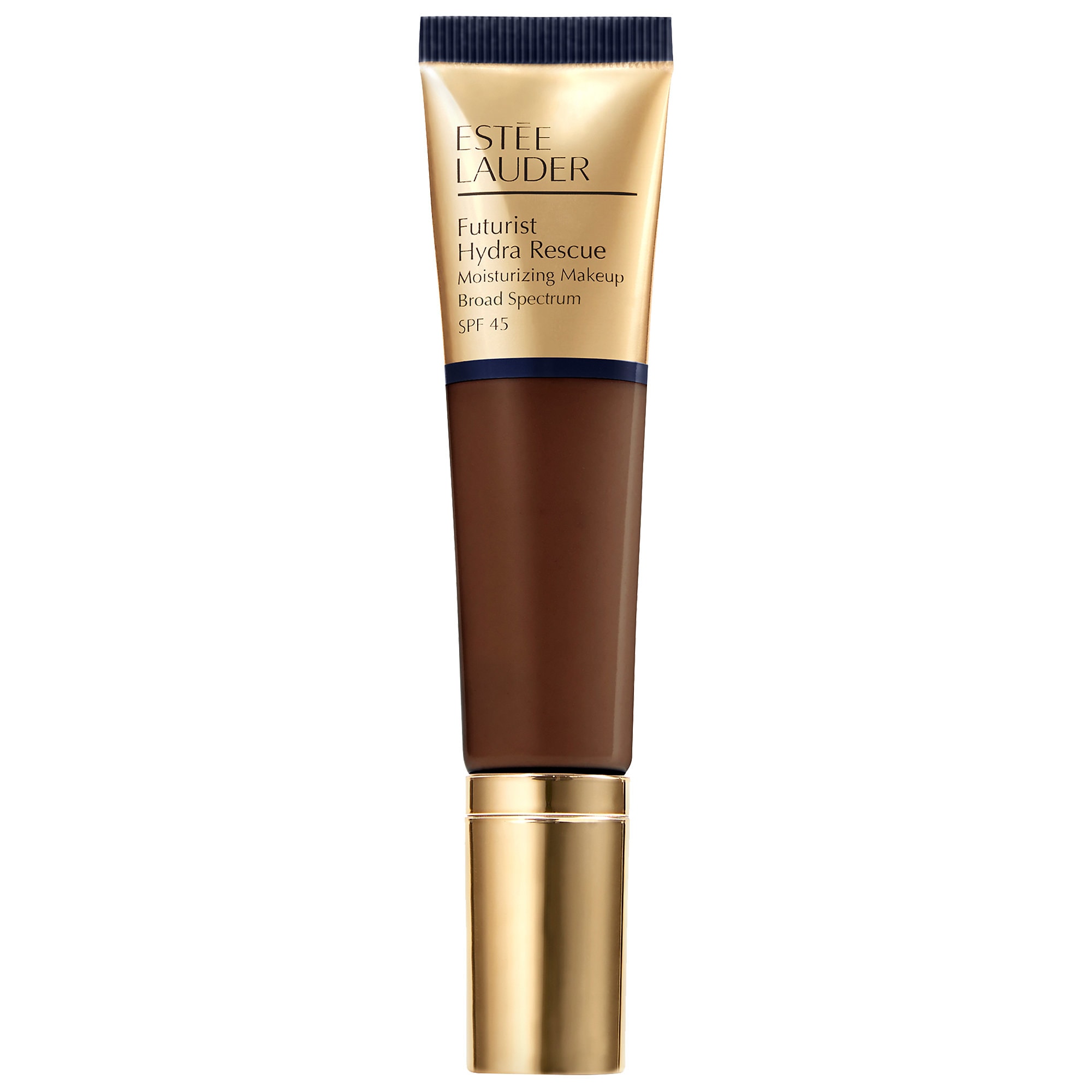 ESTÉE LAUDER FUTURIST HYDRA RESCUE MOISTURIZING FOUNDATION SPF 45 WITH VITAMIN E 8N2 RICH ESPRESSO 1.2 FL OZ/ 35 