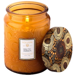 Baltic Amber Glass Candle