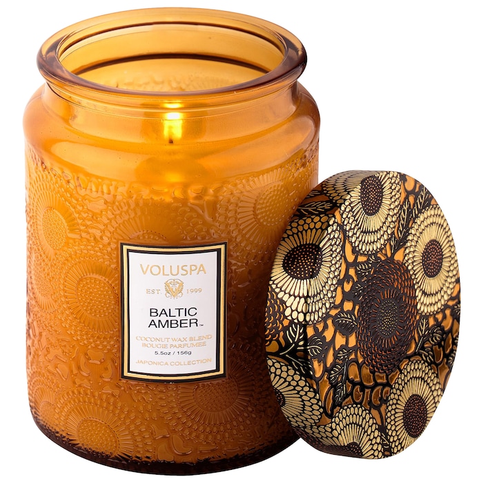 Baltic Amber Glass Candle VOLUSPA Sephora