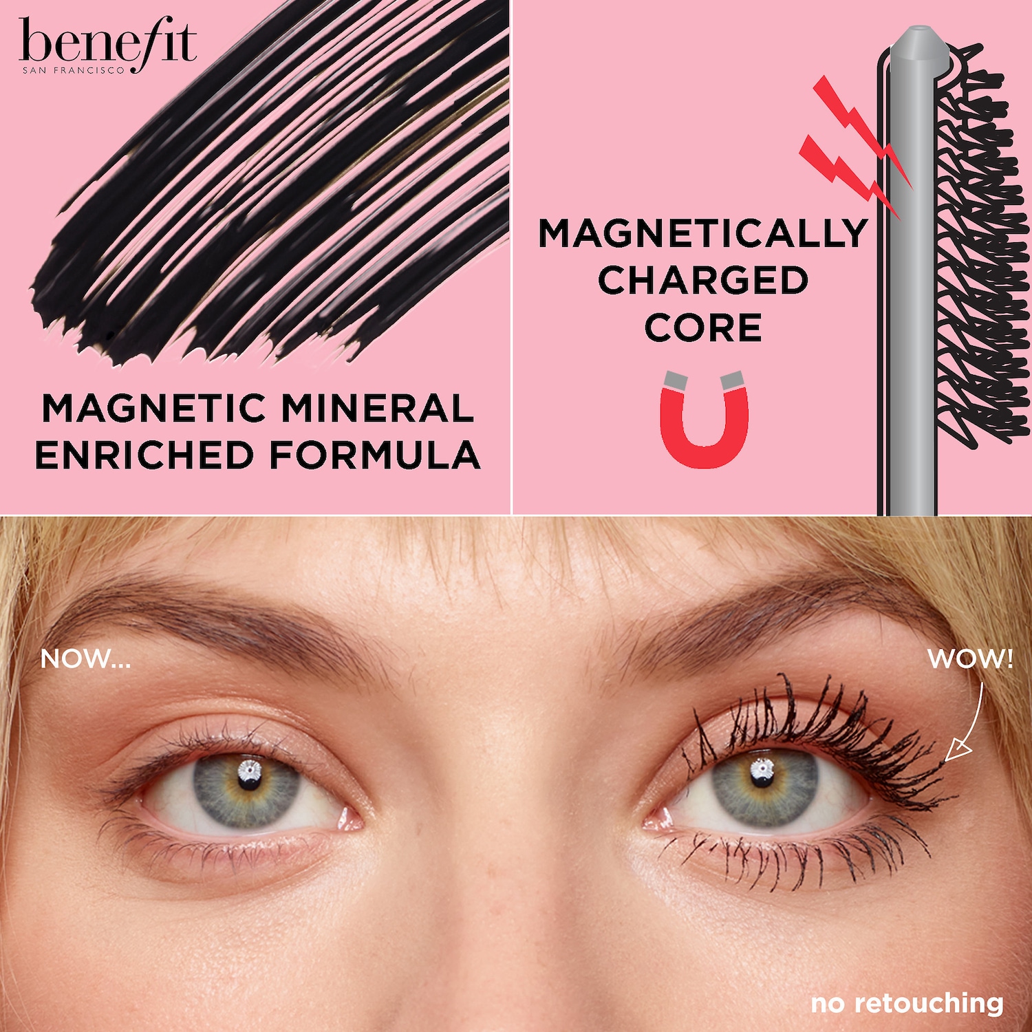 Мини-тушь для ресниц Benefit Cosmetics They're Real! Magnet для экстремальной длины — фото 4