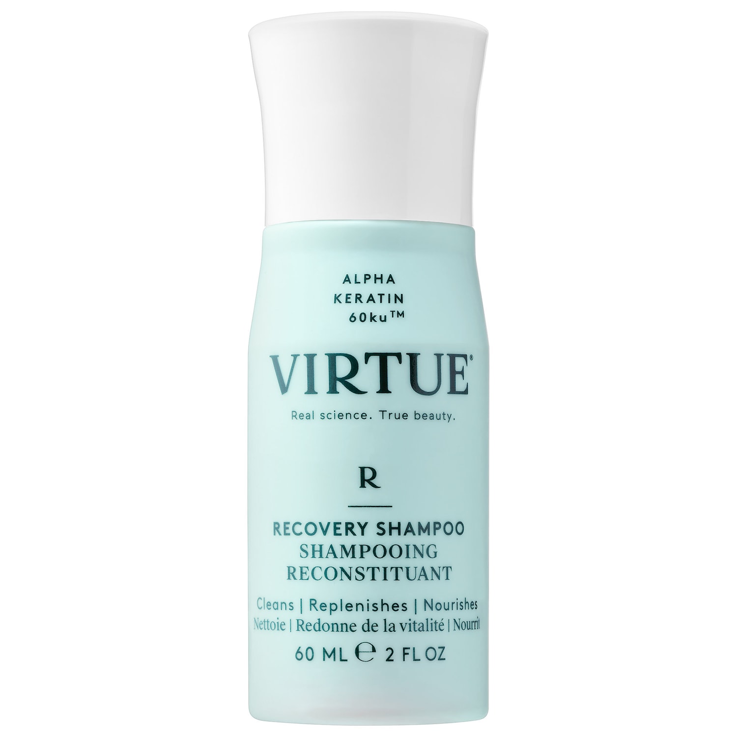 Мини-шампунь Virtue для сухих, повреждённых и окрашенных волос, увлажняющий — фото 1