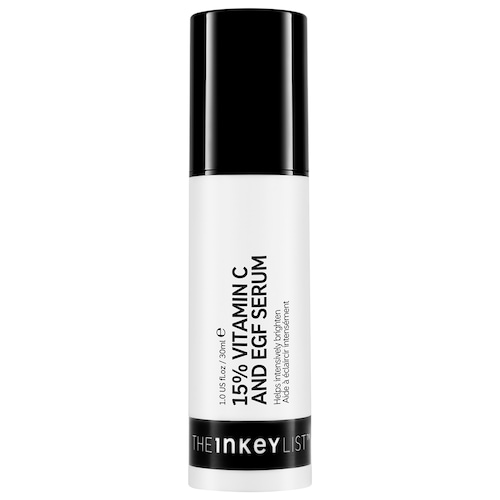 Осветляющая сыворотка The INKEY List с витамином C 15% и EGF
