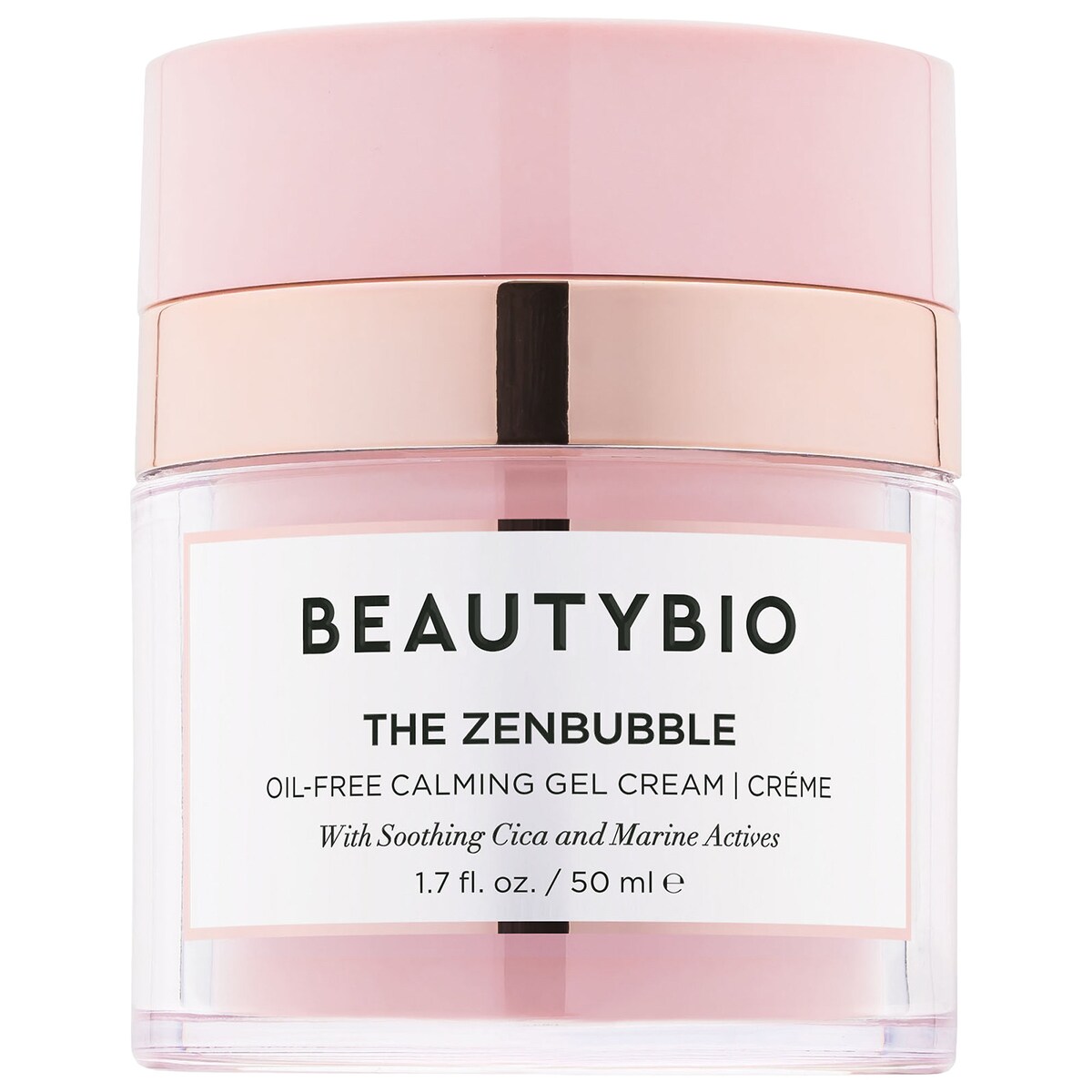 BeautyBio The ZenBubble Oil-Free Calming Gel Cream with Soothing Cica & Marine Actives